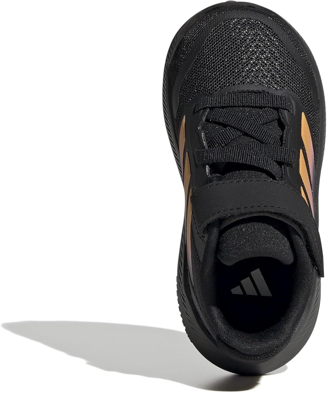 image:imageadidas BabyBoys Marvel Run Falcon 5 Elastic Lace amp StrapBlackSparkPink Spark