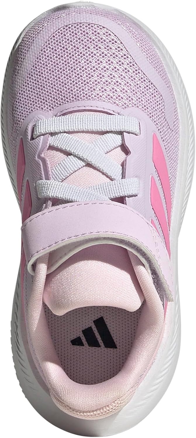 image:imageadidas BabyBoys Marvel Run Falcon 5 Elastic Lace amp StrapIce LavenderWhiteClear Pink