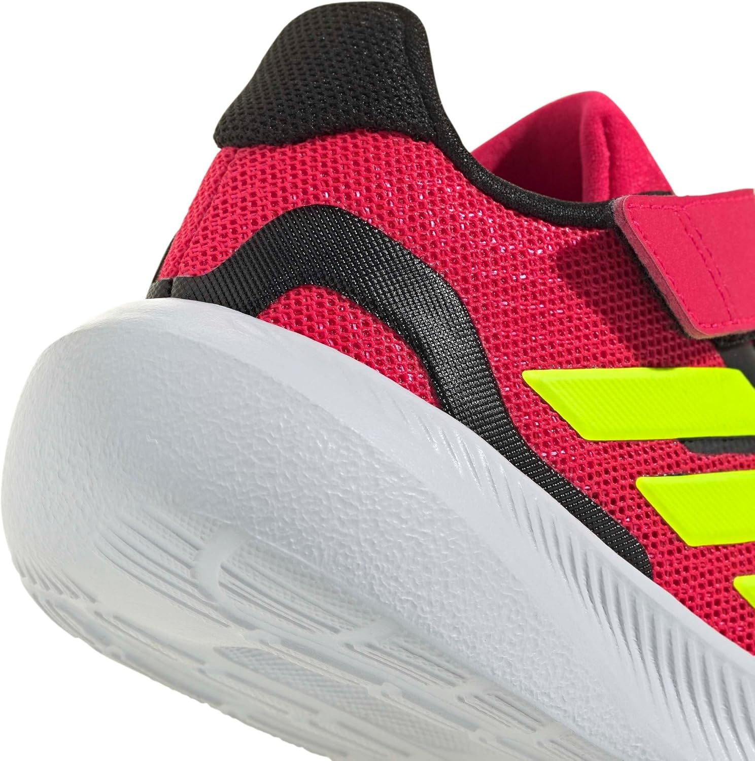 image:imageadidas BabyBoys Marvel Run Falcon 5 Elastic Lace amp StrapLucid RedLucid LemonBlack