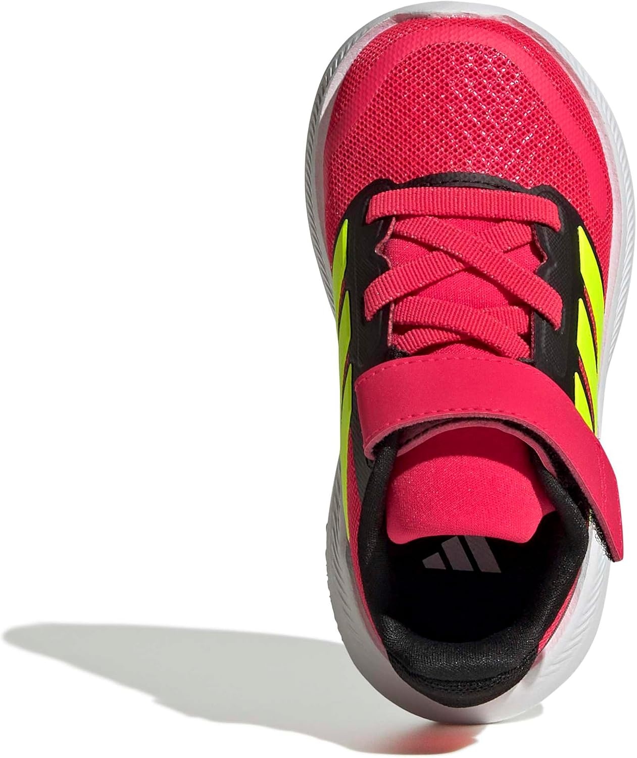 image:imageadidas BabyBoys Marvel Run Falcon 5 Elastic Lace amp StrapLucid RedLucid LemonBlack