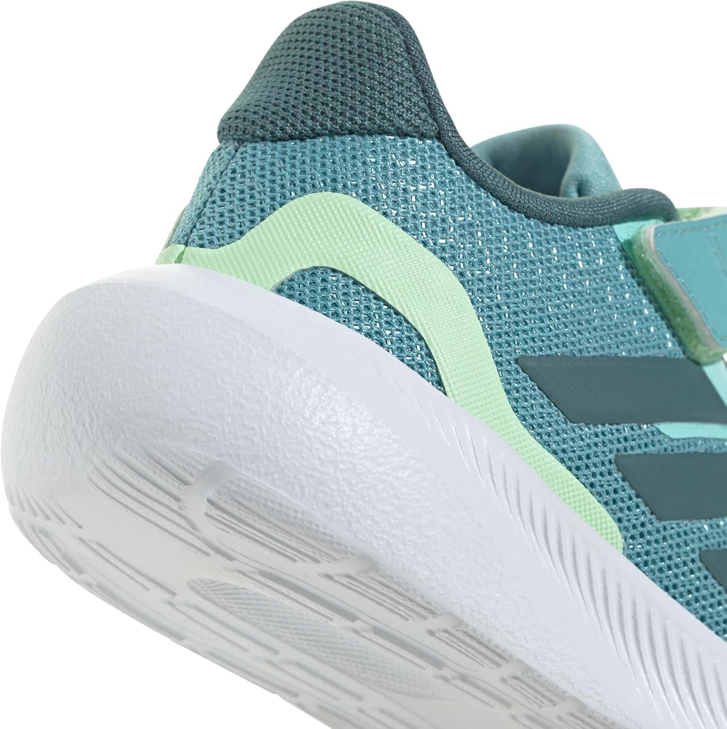 image:imageadidas BabyBoys Marvel Run Falcon 5 Elastic Lace amp StrapMint TonPreloved TealSemi Green Spark
