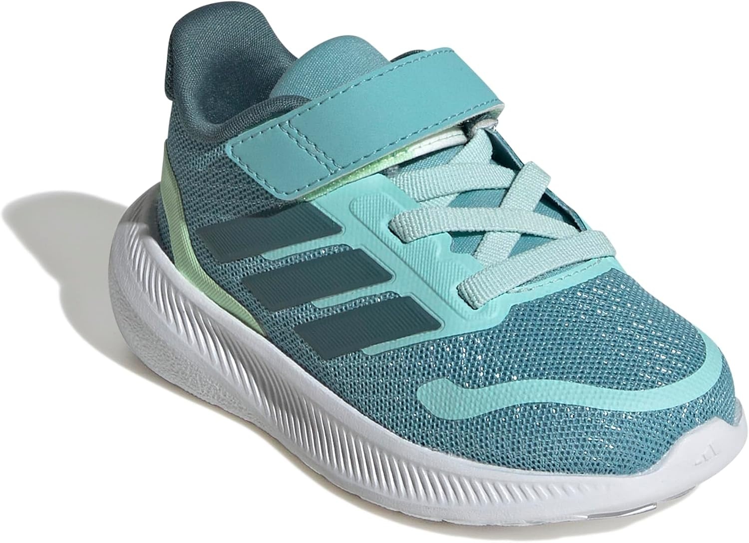 image:imageadidas BabyBoys Marvel Run Falcon 5 Elastic Lace amp StrapMint TonPreloved TealSemi Green Spark
