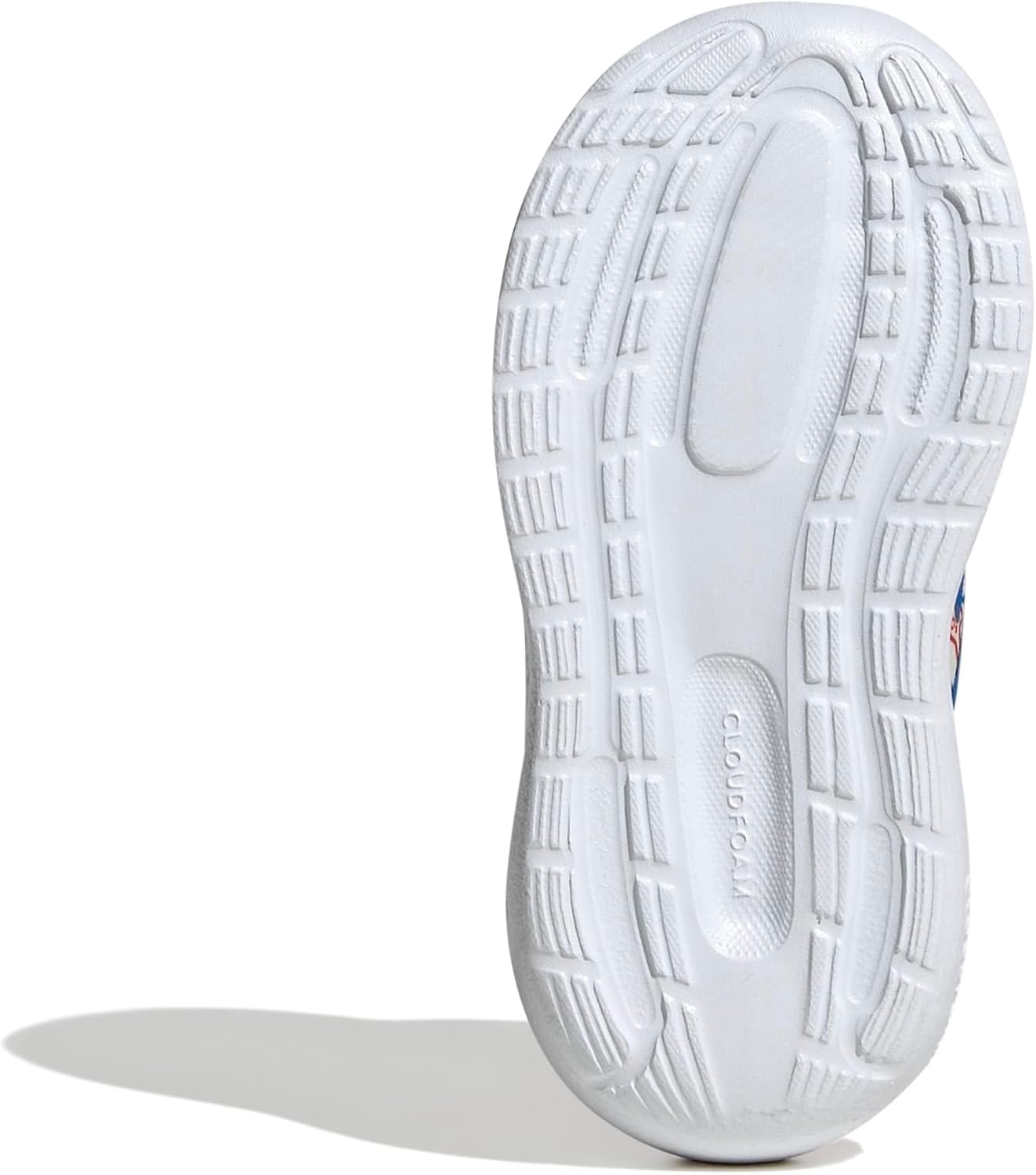 image:imageadidas BabyBoys Marvel Run Falcon 5 Elastic Lace amp StrapOff WhiteBright RoyalSemi Lucid Red