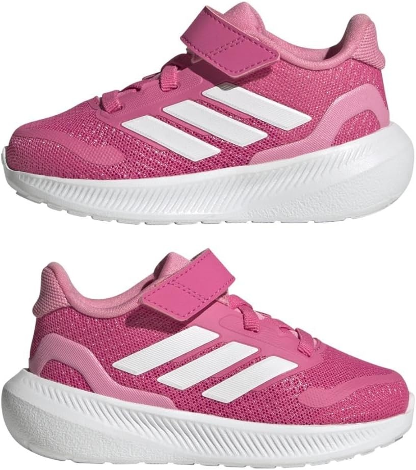 image:imageadidas BabyBoys Marvel Run Falcon 5 Elastic Lace amp StrapPulse MagentaWhiteBliss Pink