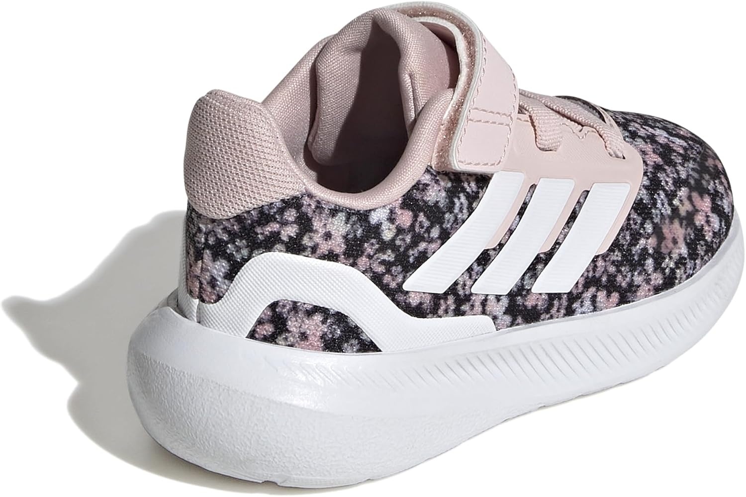 image:imageadidas BabyBoys Marvel Run Falcon 5 Elastic Lace amp StrapSandy PinkWhiteBlack