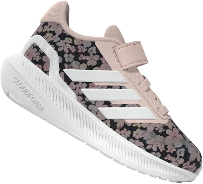 image:imageadidas BabyBoys Marvel Run Falcon 5 Elastic Lace amp StrapSandy PinkWhiteBlack