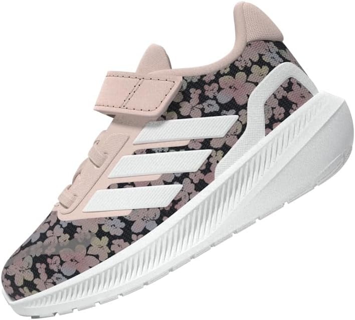 image:imageadidas BabyBoys Marvel Run Falcon 5 Elastic Lace amp StrapSandy PinkWhiteBlack