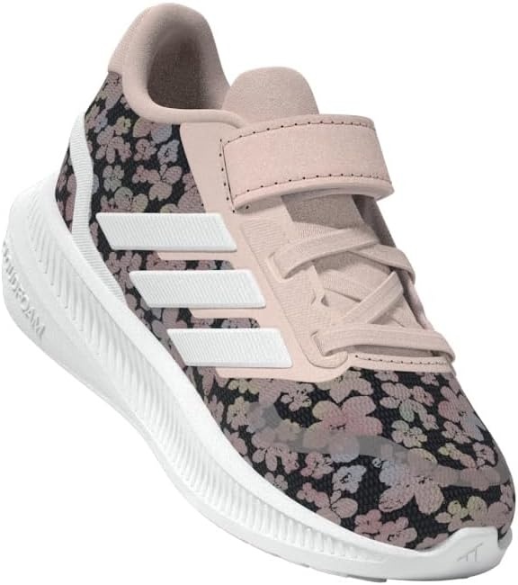 image:imageadidas BabyBoys Marvel Run Falcon 5 Elastic Lace amp StrapSandy PinkWhiteBlack