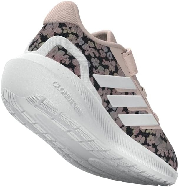 image:imageadidas BabyBoys Marvel Run Falcon 5 Elastic Lace amp StrapSandy PinkWhiteBlack