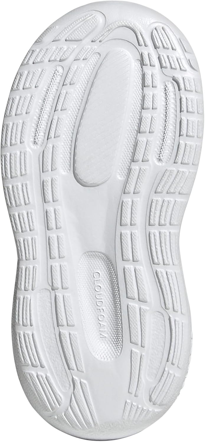 image:imageadidas BabyBoys Marvel Run Falcon 5 Elastic Lace amp StrapSilver PebbleSilver MetallicCarbon