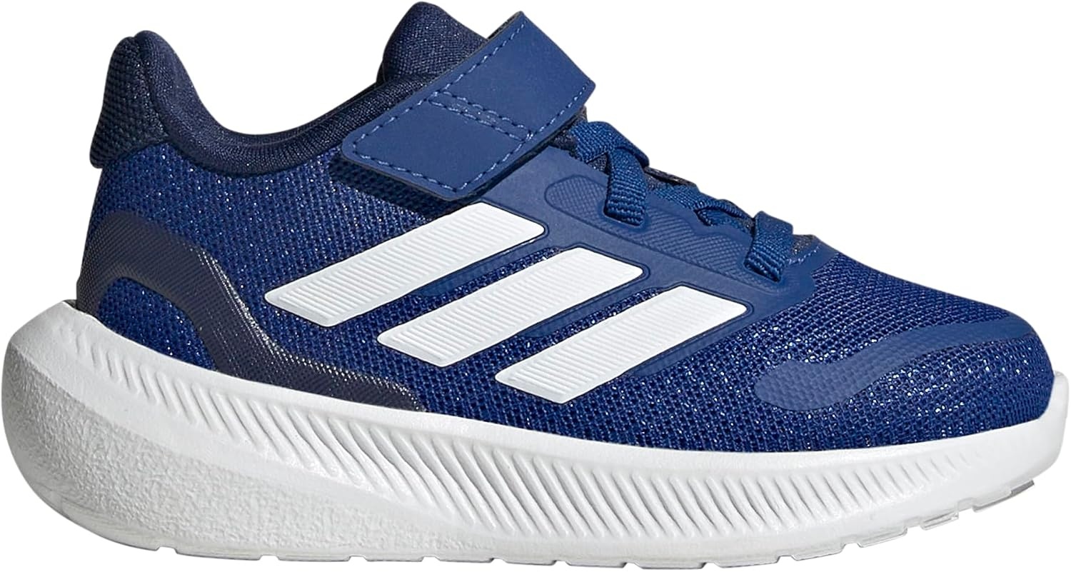 image:imageadidas BabyBoys Marvel Run Falcon 5 Elastic Lace amp StrapTeam Royal BlueWhiteDark Blue