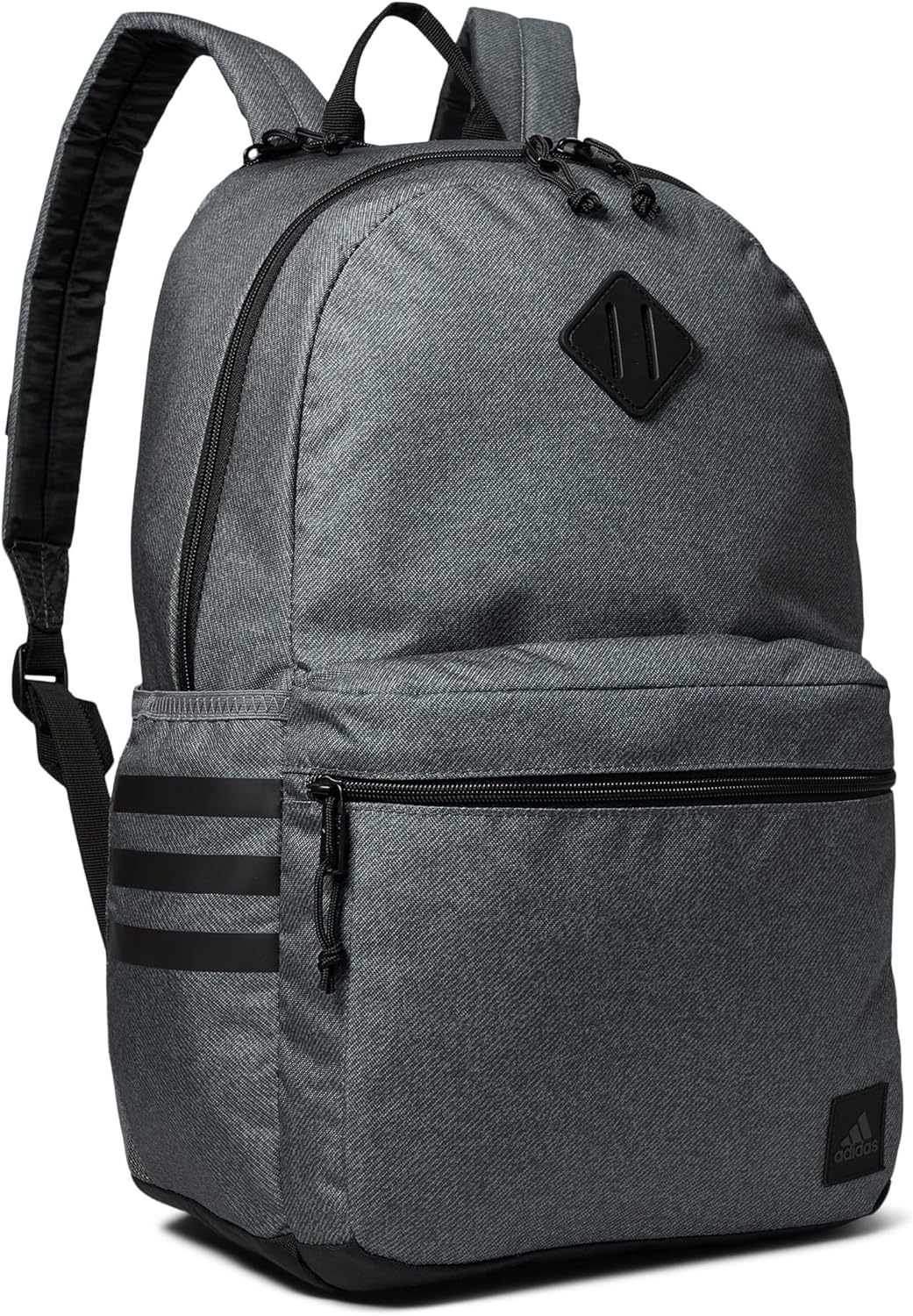 image:imageadidas Classic 3Stripe Backpack for Laptop School and Travel 28LTwill Onix GreyBlack50