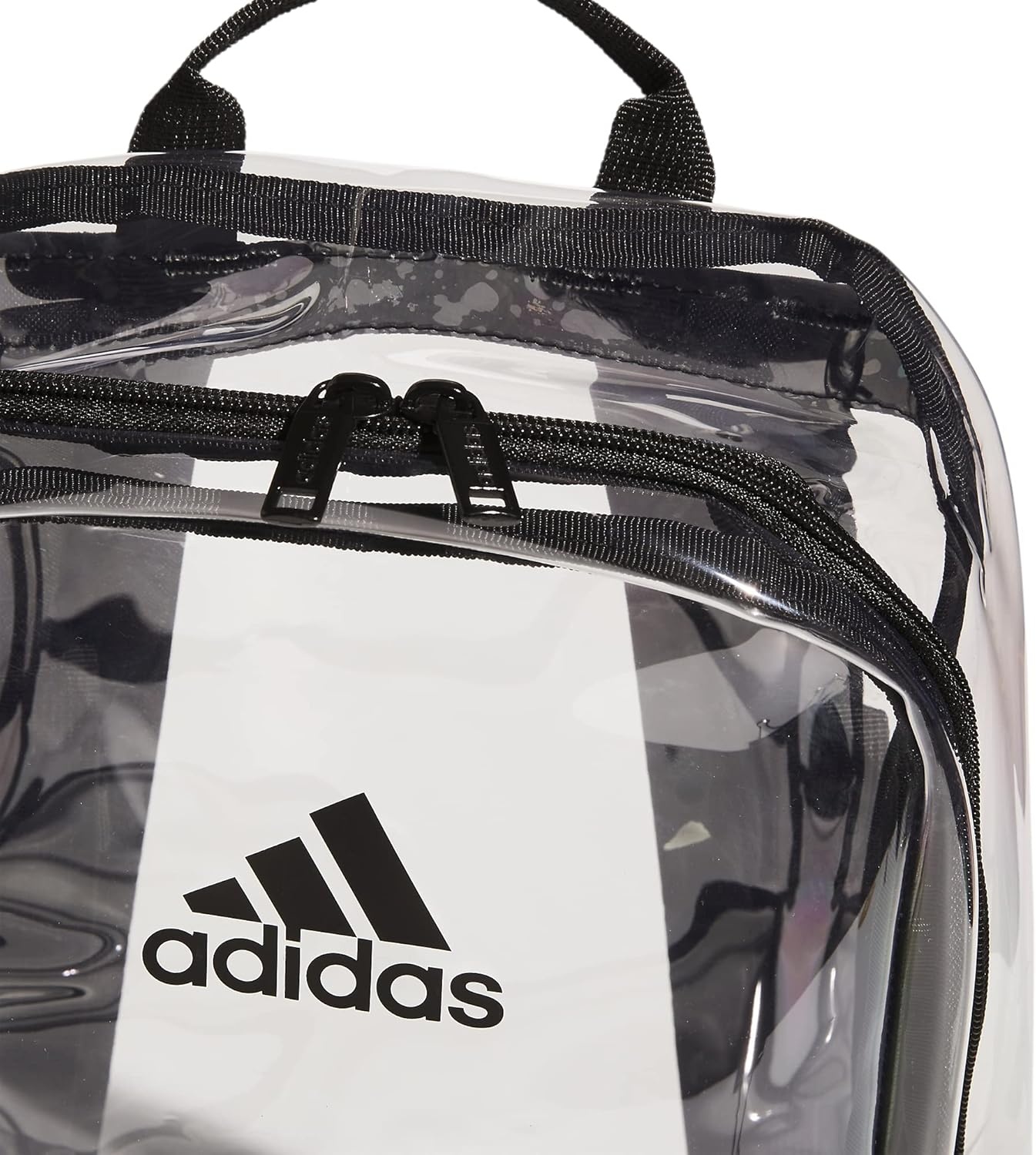 image:imageadidas Clear Backpack SeeThrough Transparent Stadium BagClearBlack