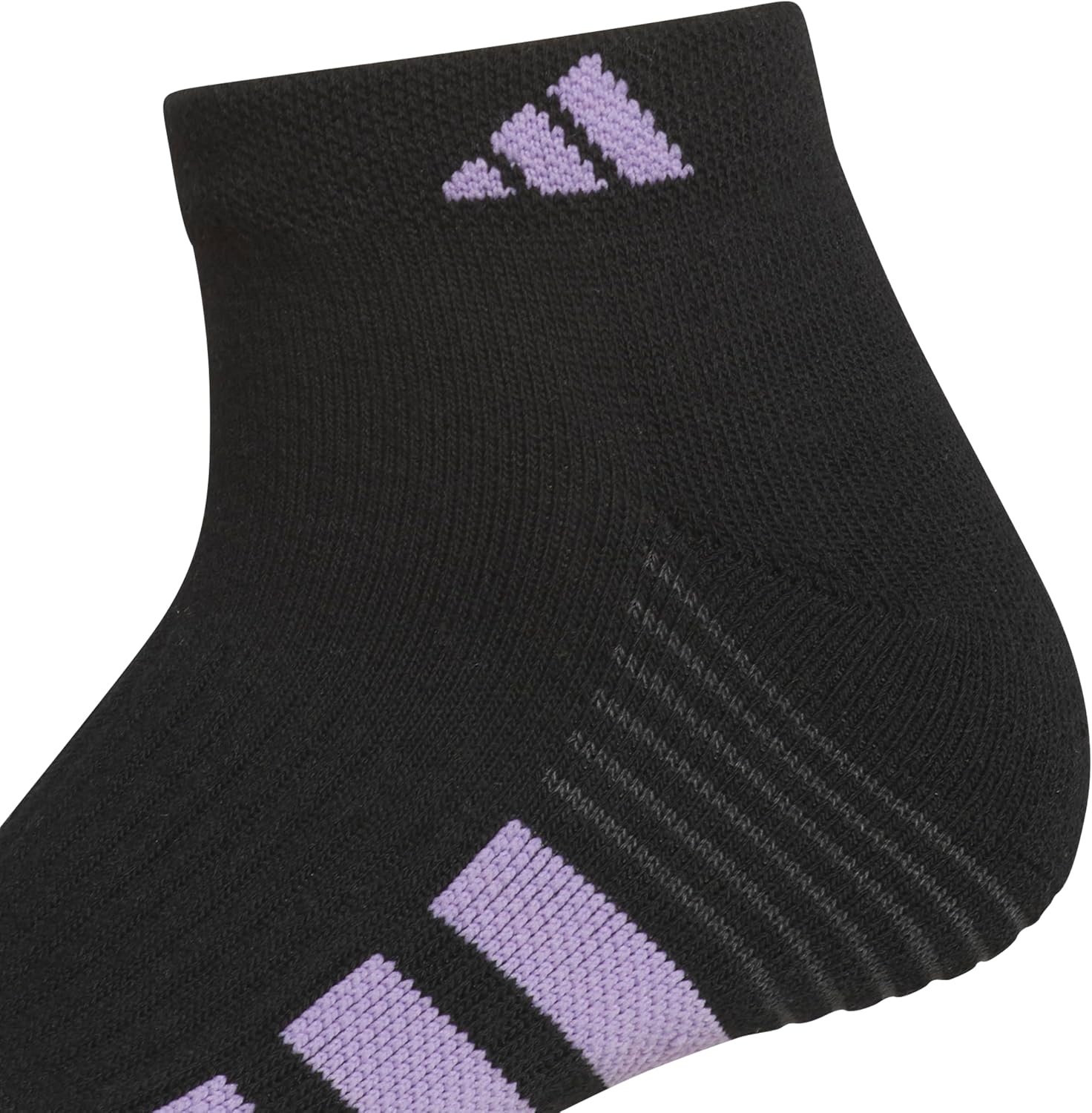 image:imageadidas Cushioned 30 3Pack Low CutBlackMagic Lilac PurplePower Pink4