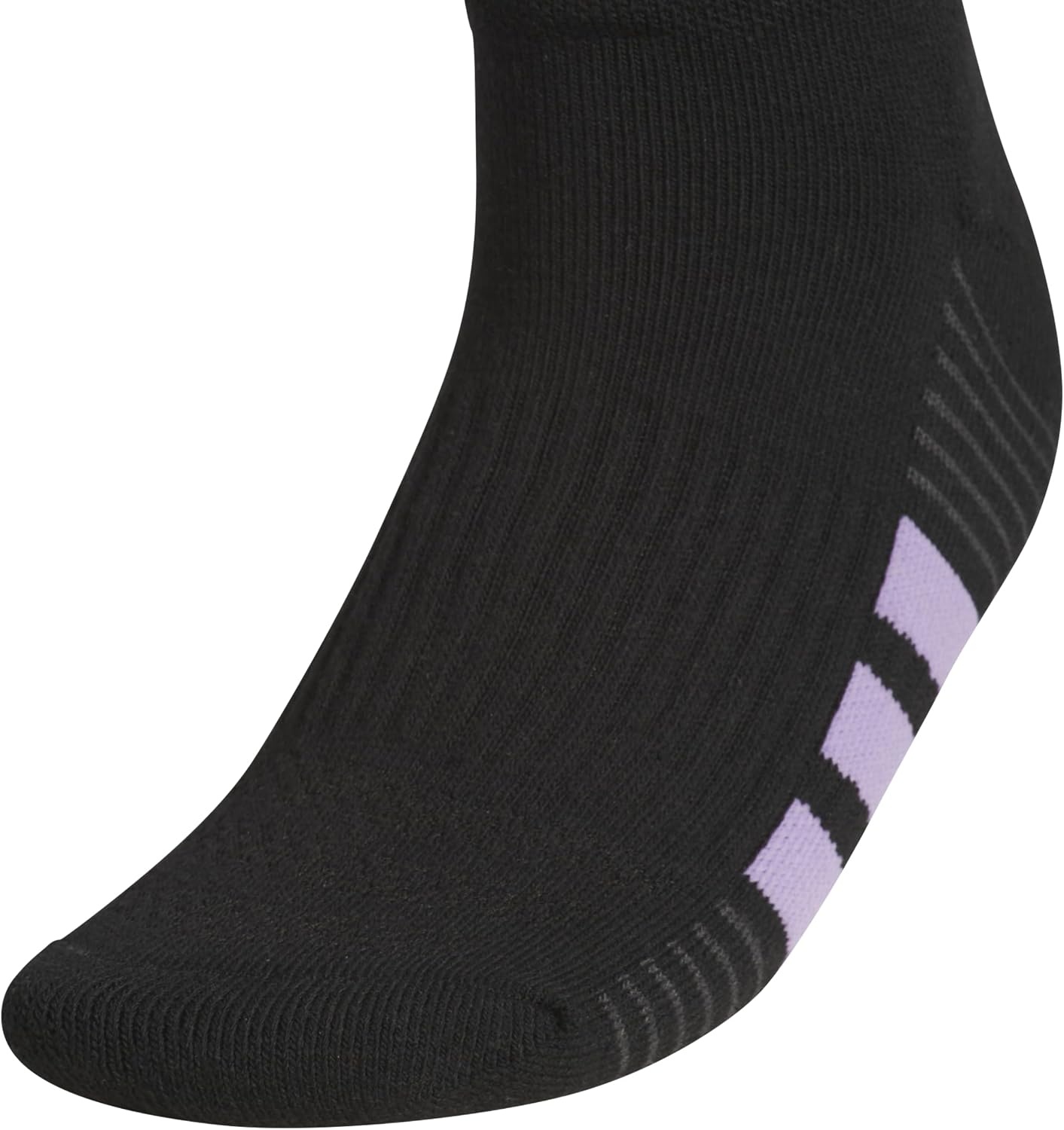 image:imageadidas Cushioned 30 3Pack Low CutBlackMagic Lilac PurplePower Pink4