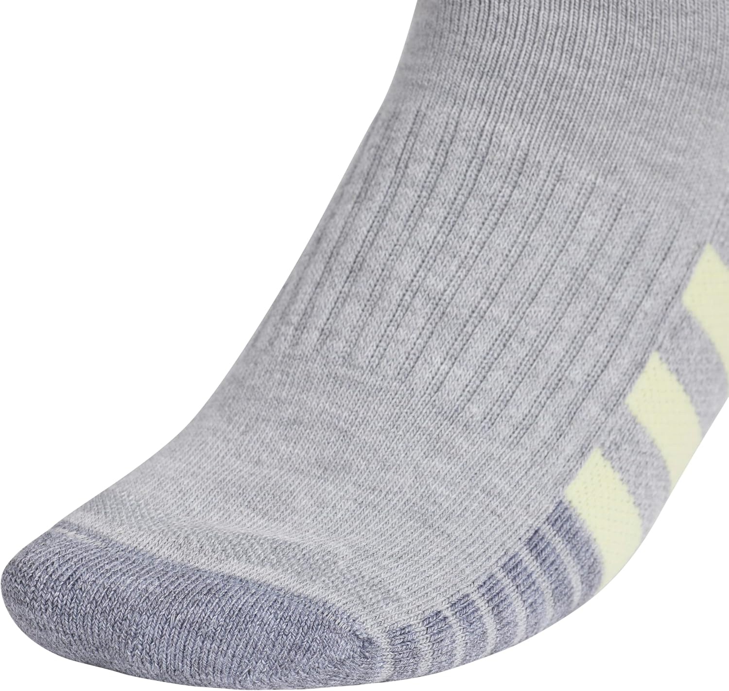 image:imageadidas Cushioned 30 3Pack Low CutCool Light HeatherPowder YellowViolet Tone Purple3