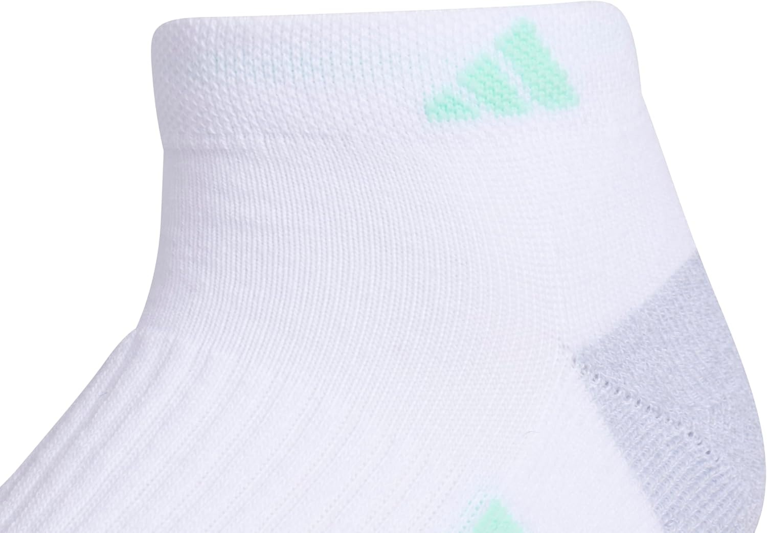 image:imageadidas Cushioned 30 3Pack Low CutWhitePulse Mint GreenLucid Fuchsia Pink3