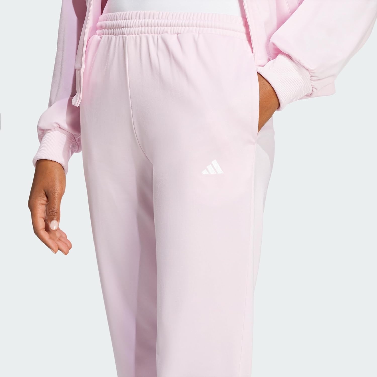 image:imageadidas Essentials Feelcozy Track SuitClear Pink