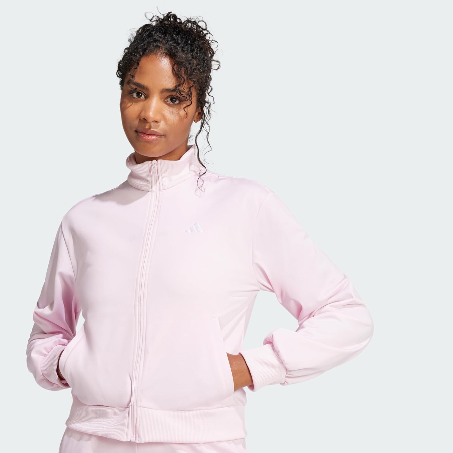 image:imageadidas Essentials Feelcozy Track SuitClear Pink
