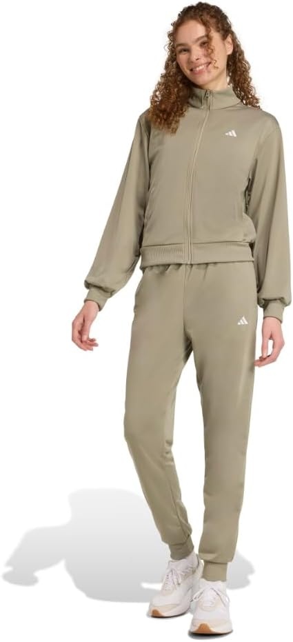 image:imageadidas Essentials Feelcozy Track SuitSilver Pebble