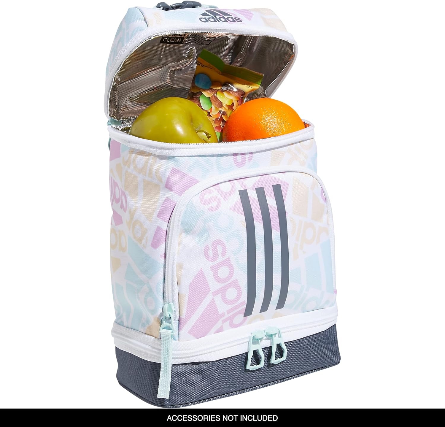 image:imageadidas Excel Lunch Bag Insulated Cooler Lunchbox 6LAdi Multi CollageWhiteOnix Grey