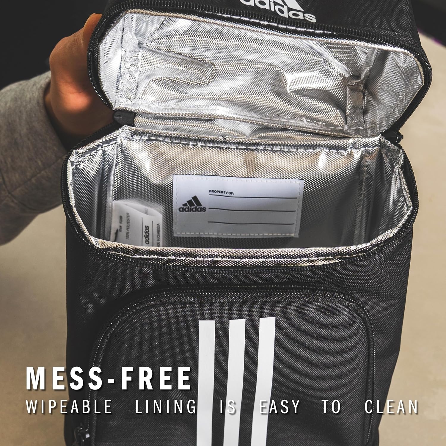 image:imageadidas Excel Lunch Bag Insulated Cooler Lunchbox 6LGradient Flash AquaOrchid Fusion Purple