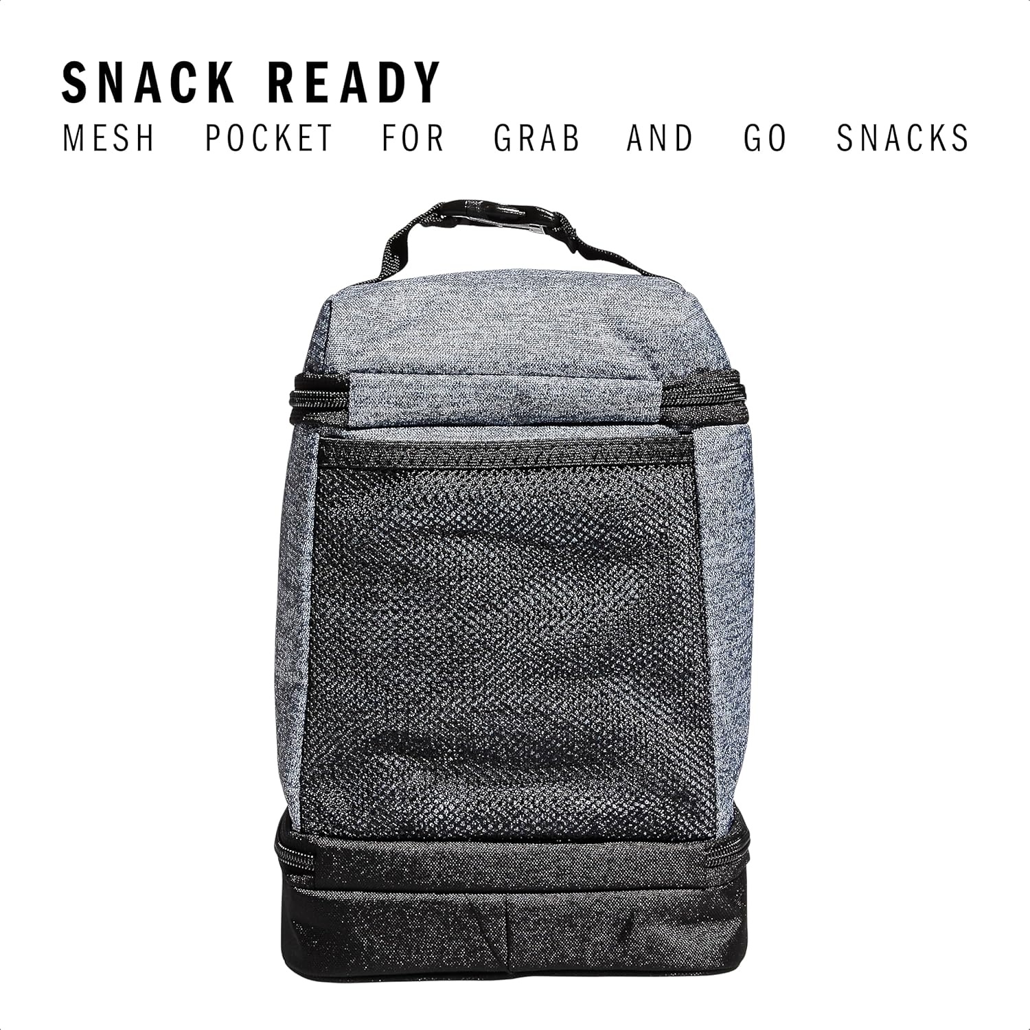 image:imageadidas Excel Lunch Bag Insulated Cooler Lunchbox 6LJersey Onix GreyBlack