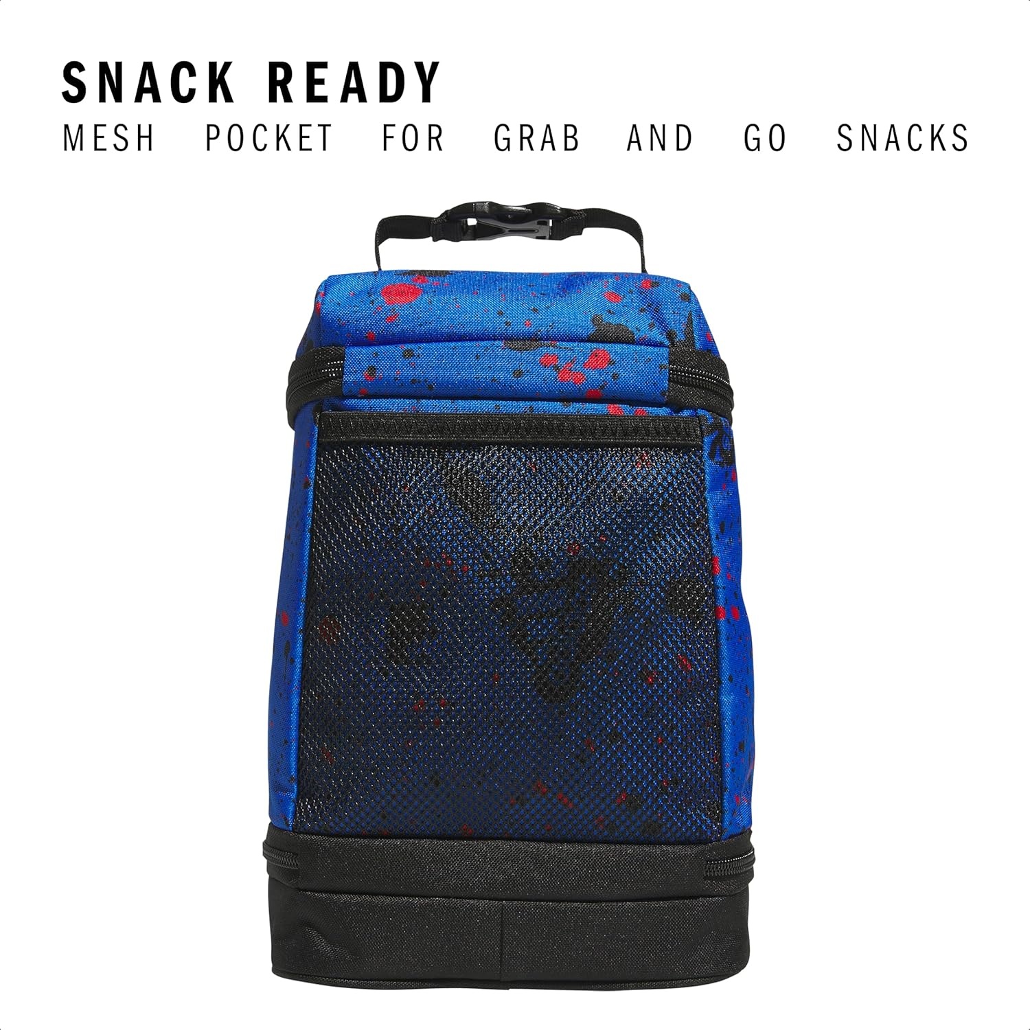 image:imageadidas Excel Lunch Bag Insulated Cooler Lunchbox 6LSplatter Bright RoyalBlackBetter Scarlet