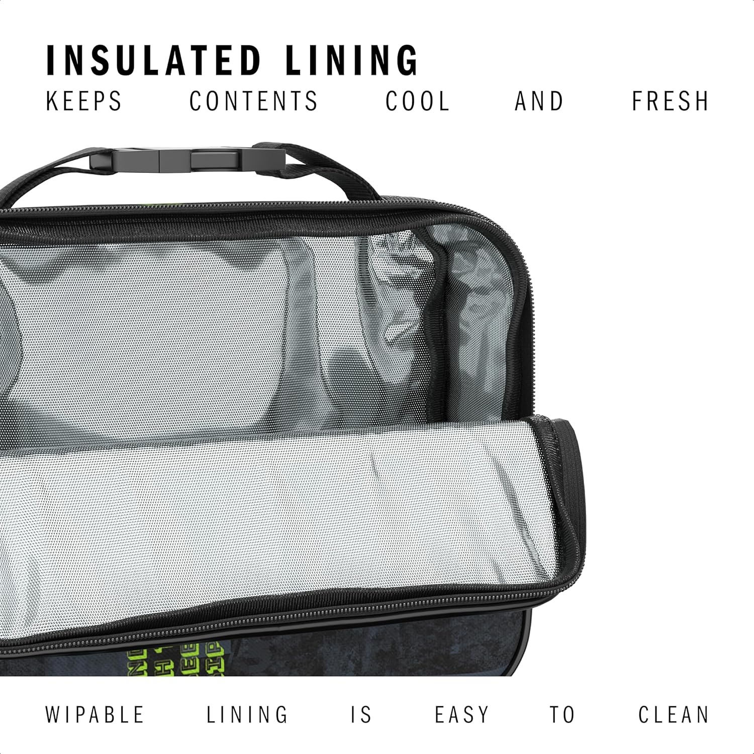 image:imageadidas Foundation Insulated Lunch Bag for men and womenUpscaled MixblackWhite