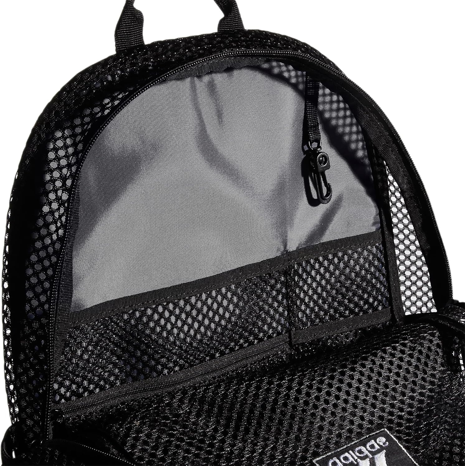 image:imageadidas Hermosa Mesh SeeThrough Backpack Festival Concert Stadium Beach Bag 29LBlackWhite2