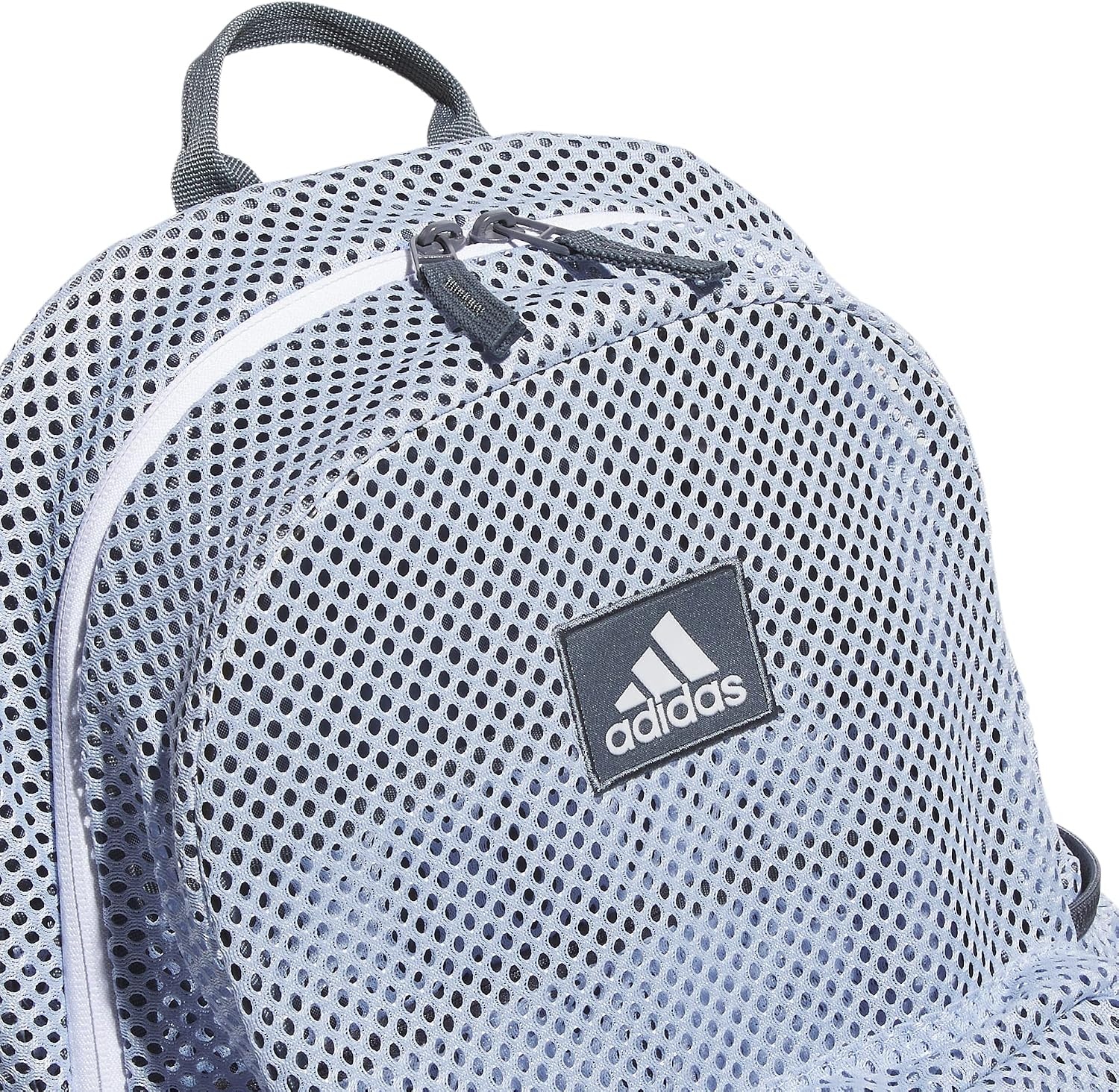 image:imageadidas Hermosa Mesh SeeThrough Backpack Festival Concert Stadium Beach Bag 29LBlue DawnOnix Grey2