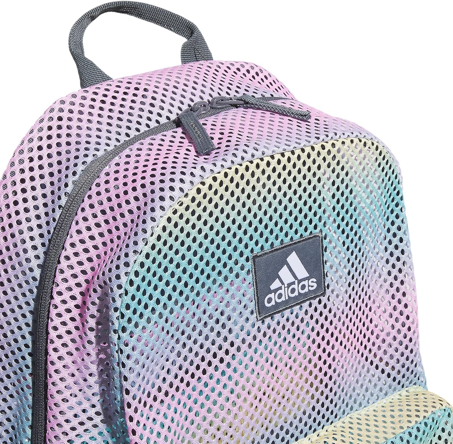 image:imageadidas Hermosa Mesh SeeThrough Backpack Festival Concert Stadium Beach Bag 29LGradient Flash AquaOnix Grey2
