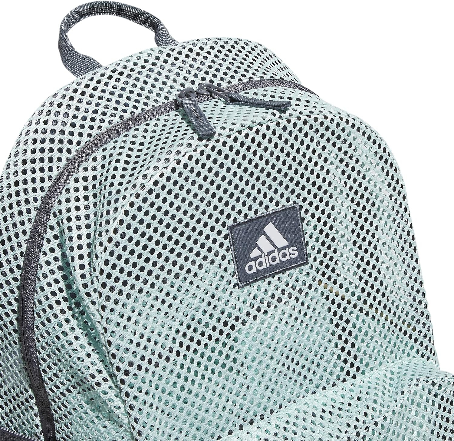 image:imageadidas Hermosa Mesh SeeThrough Backpack Festival Concert Stadium Beach Bag 29LSemi Flash Aqua BlueOnix Grey2