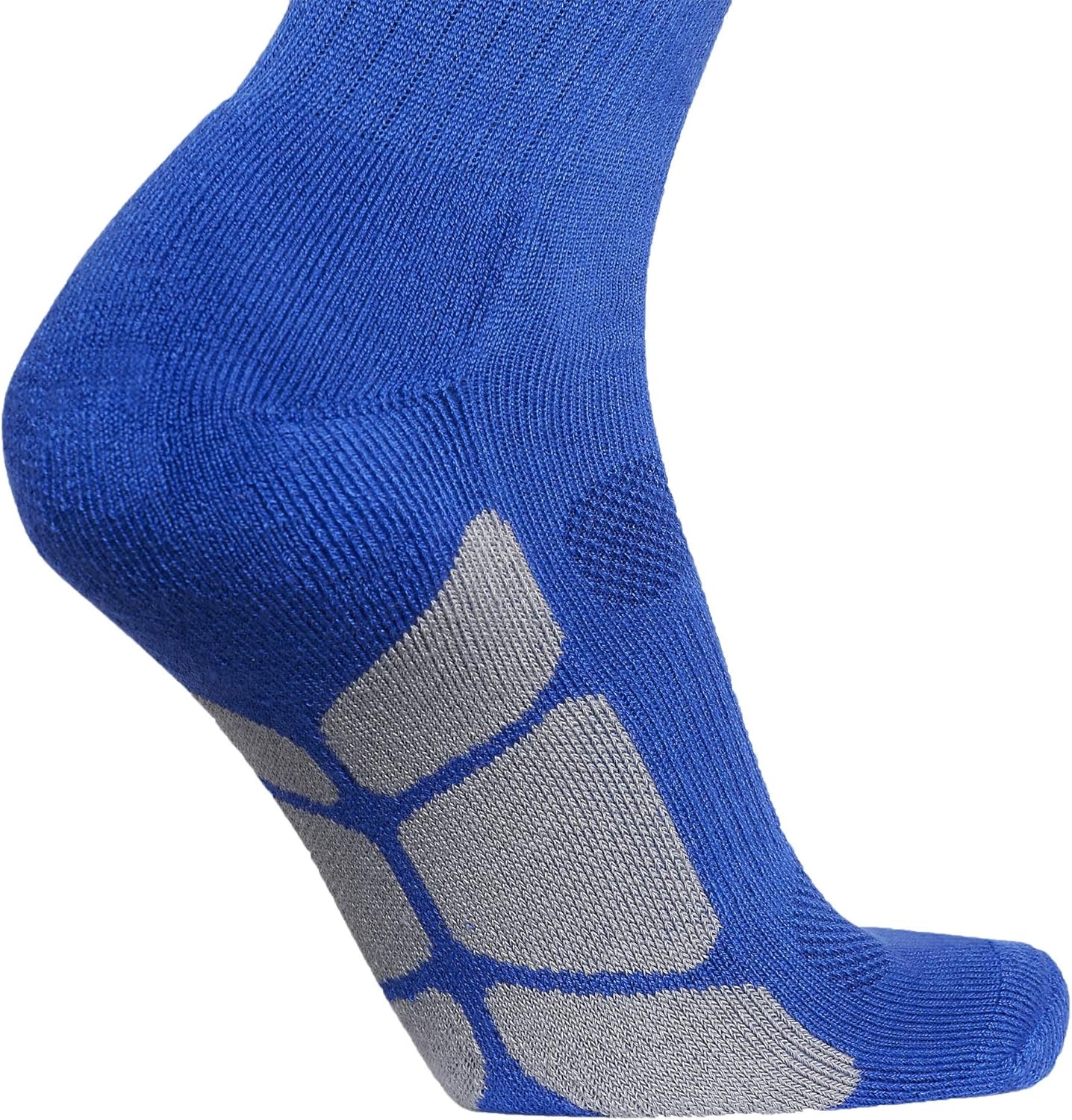 image:imageadidas Icon Baseball Softball Socks 1Pair Durable Over the Calf Length for Boys Girls Men and WomenTeam Royal BlueLight Onix GreyWhite
