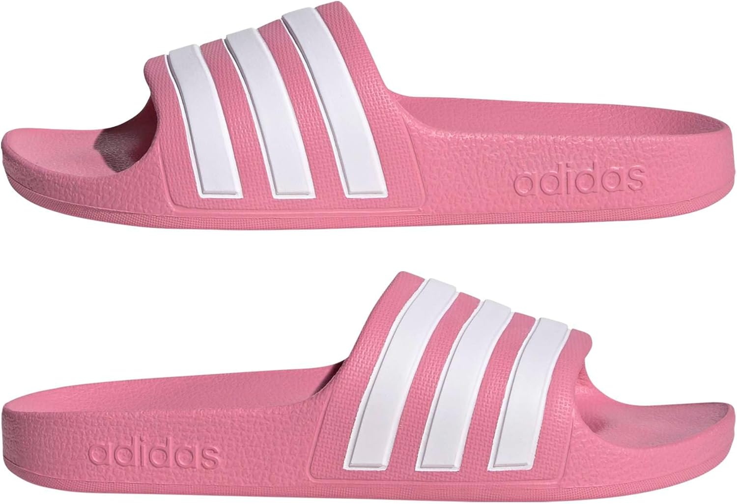 image:imageadidas Kids Adilette Aqua Slide SandalsBliss PinkWhiteBliss Pink