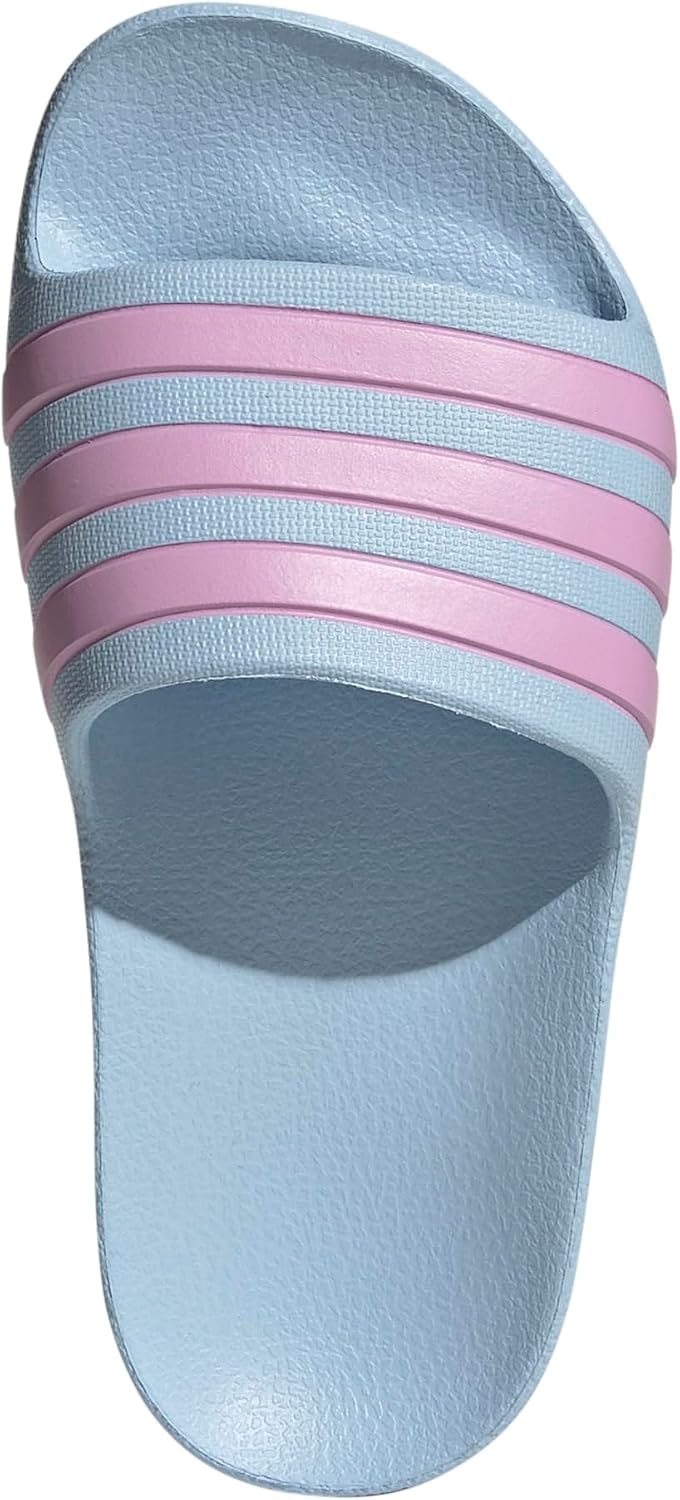 image:imageadidas Kids Adilette Aqua Slide SandalsBlueBliss LilacBlue