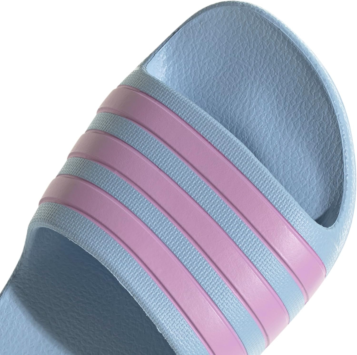 image:imageadidas Kids Adilette Aqua Slide SandalsBlueBliss LilacBlue