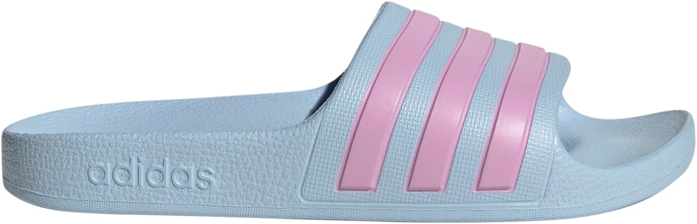 image:imageadidas Kids Adilette Aqua Slide SandalsBlueBliss LilacBlue
