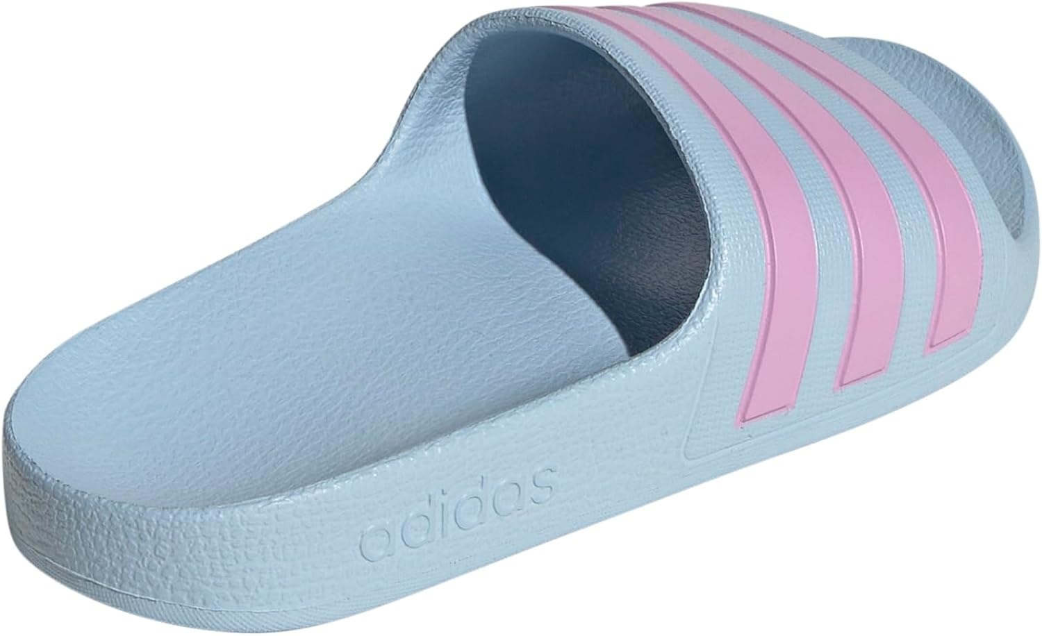 image:imageadidas Kids Adilette Aqua Slide SandalsBlueBliss LilacBlue