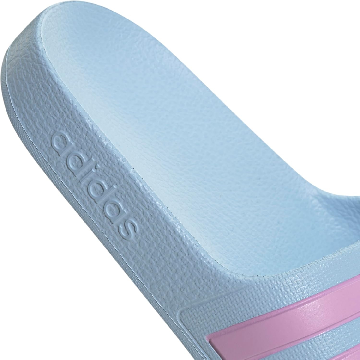 image:imageadidas Kids Adilette Aqua Slide SandalsBlueBliss LilacBlue