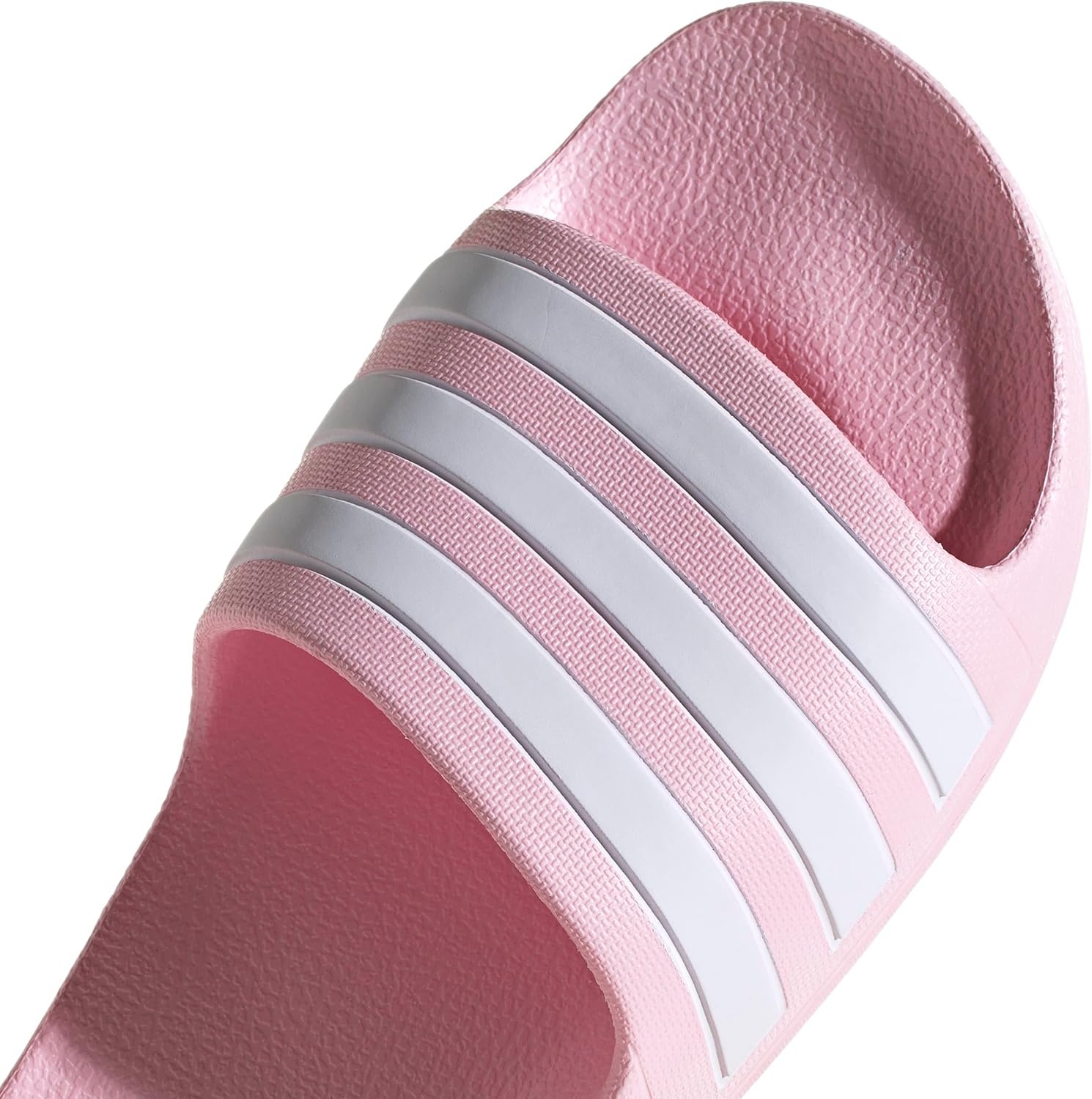 image:imageadidas Kids Adilette Aqua Slide SandalsClear PinkWhiteClear Pink