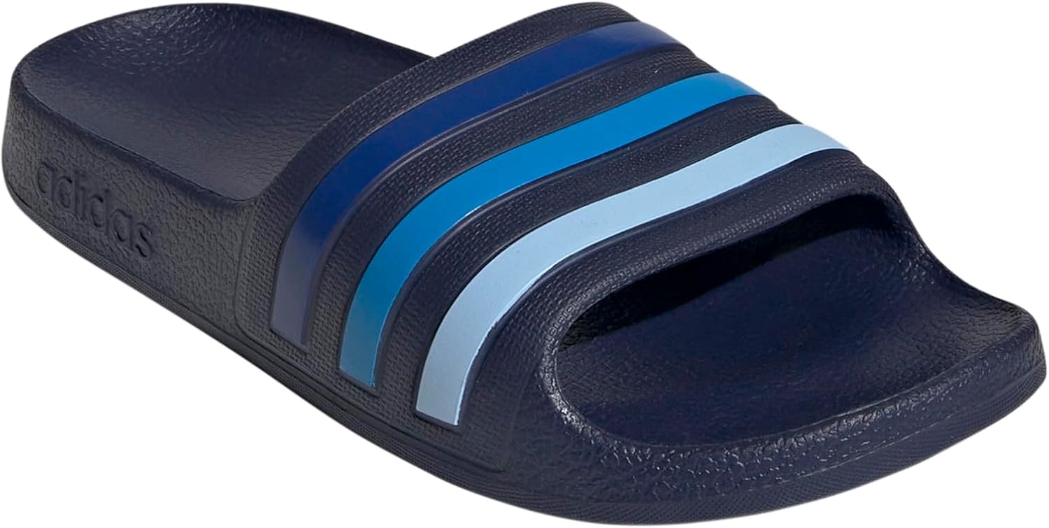 image:imageadidas Kids Adilette Aqua Slide SandalsDark BlueTeam Royal BlueBlue