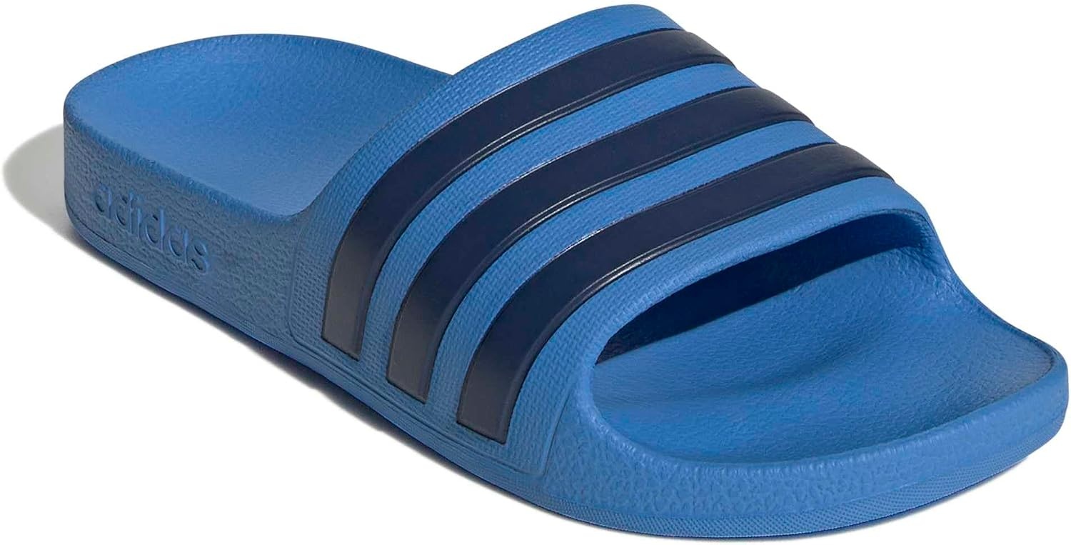 image:imageadidas Kids Adilette Aqua Slide SandalsRay BlueDark BlueRay Blue
