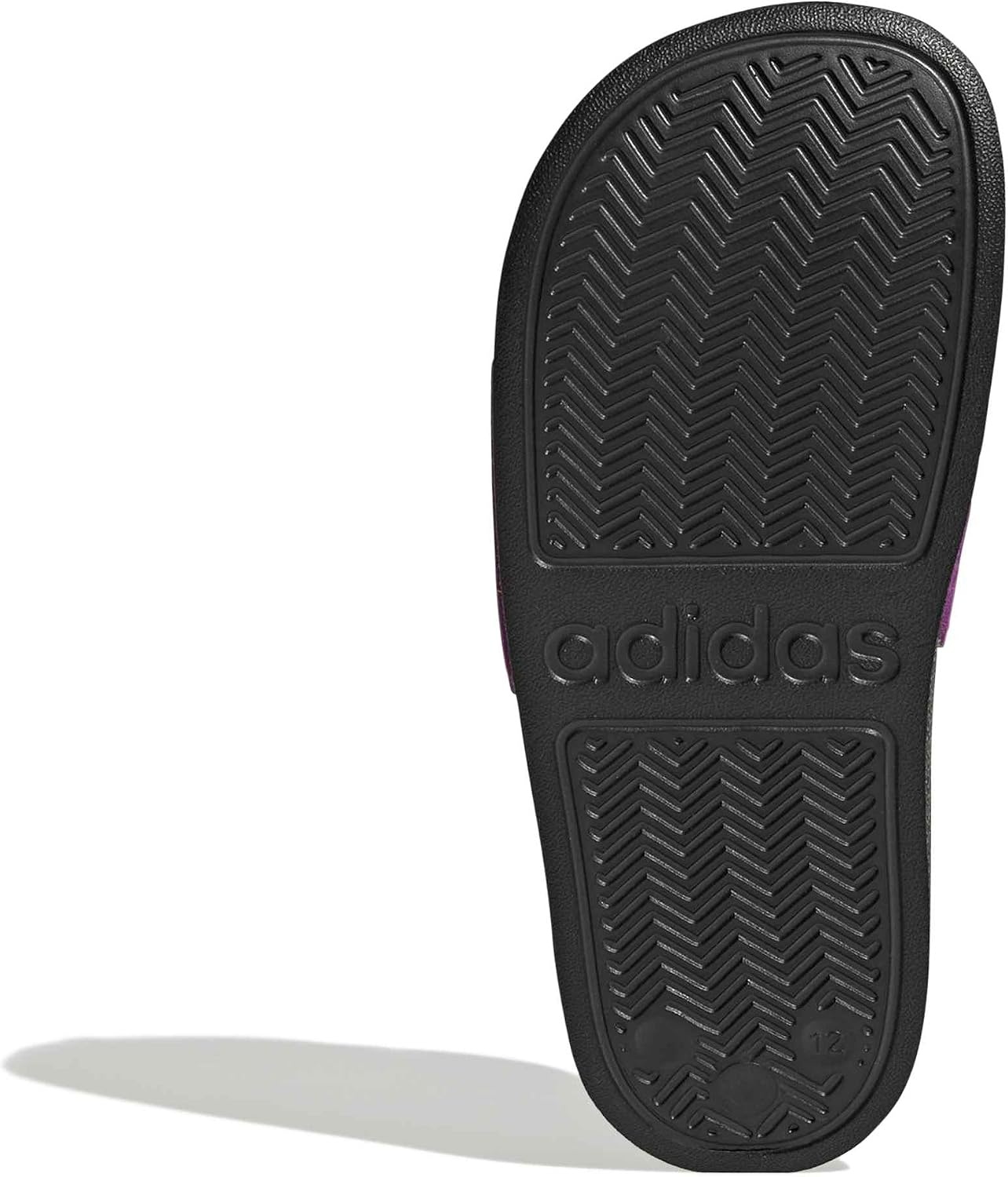 image:imageadidas Kids Adilette Shower Logo KBlackPurple Burst