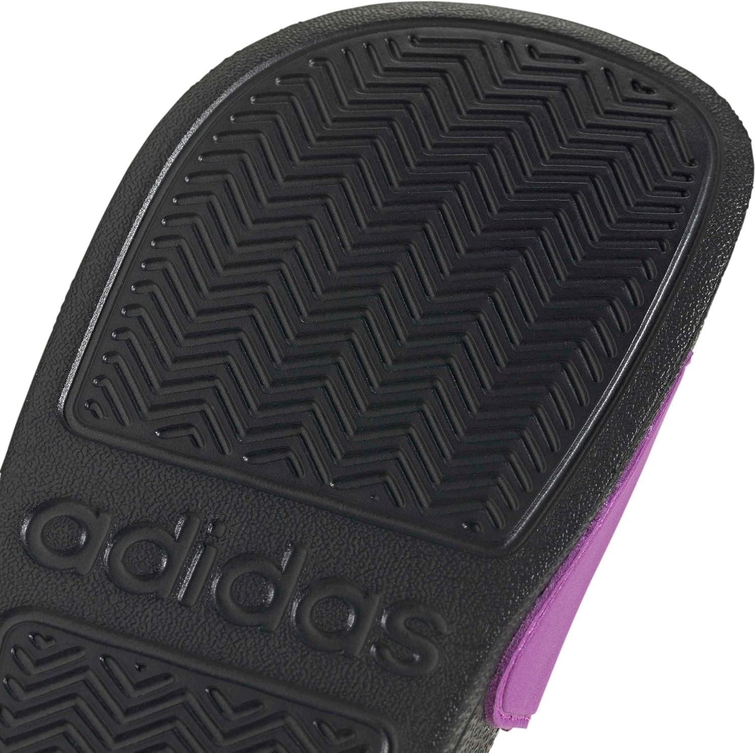 image:imageadidas Kids Adilette Shower Logo KBlackPurple Burst