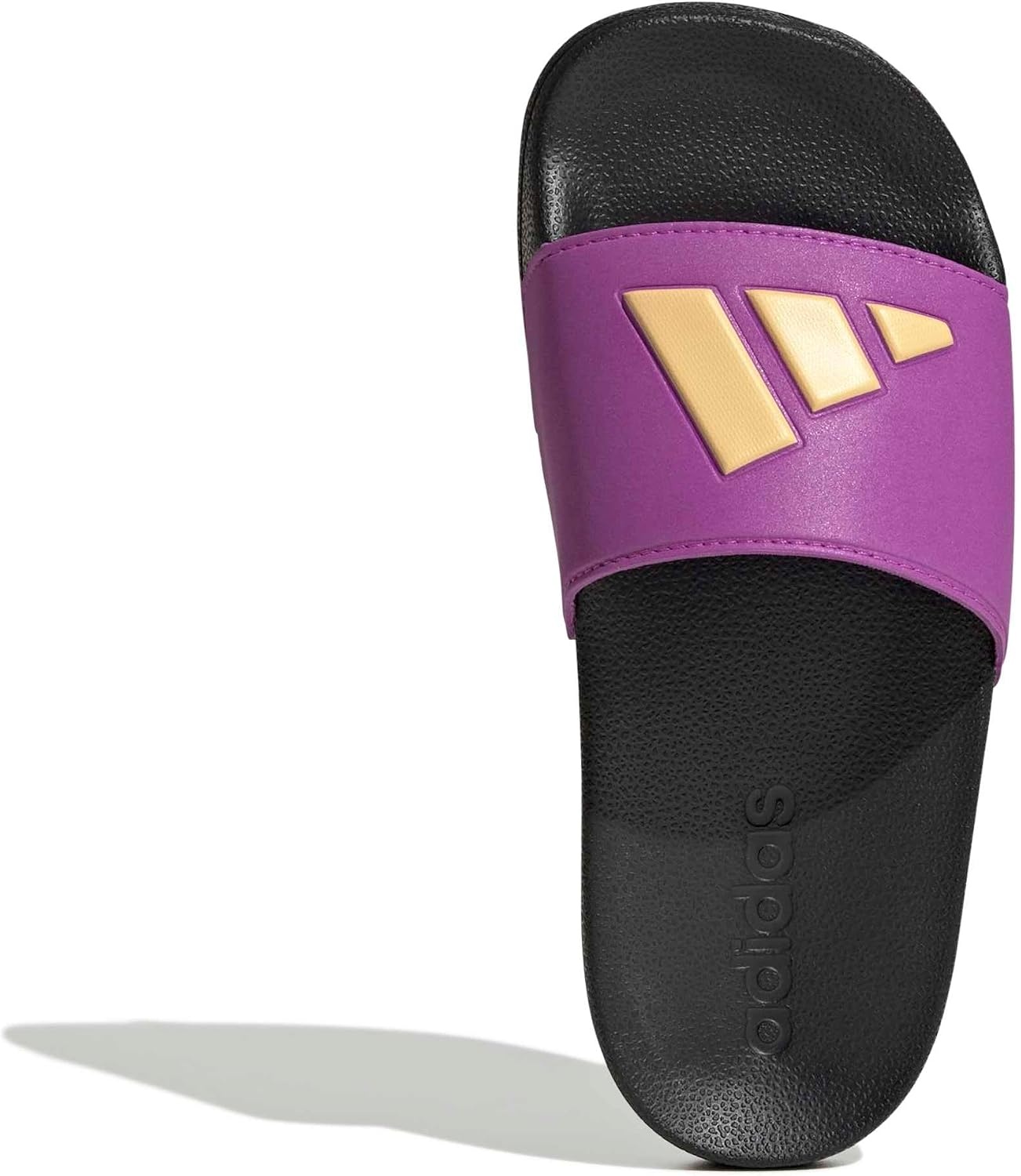 image:imageadidas Kids Adilette Shower Logo KBlackPurple Burst