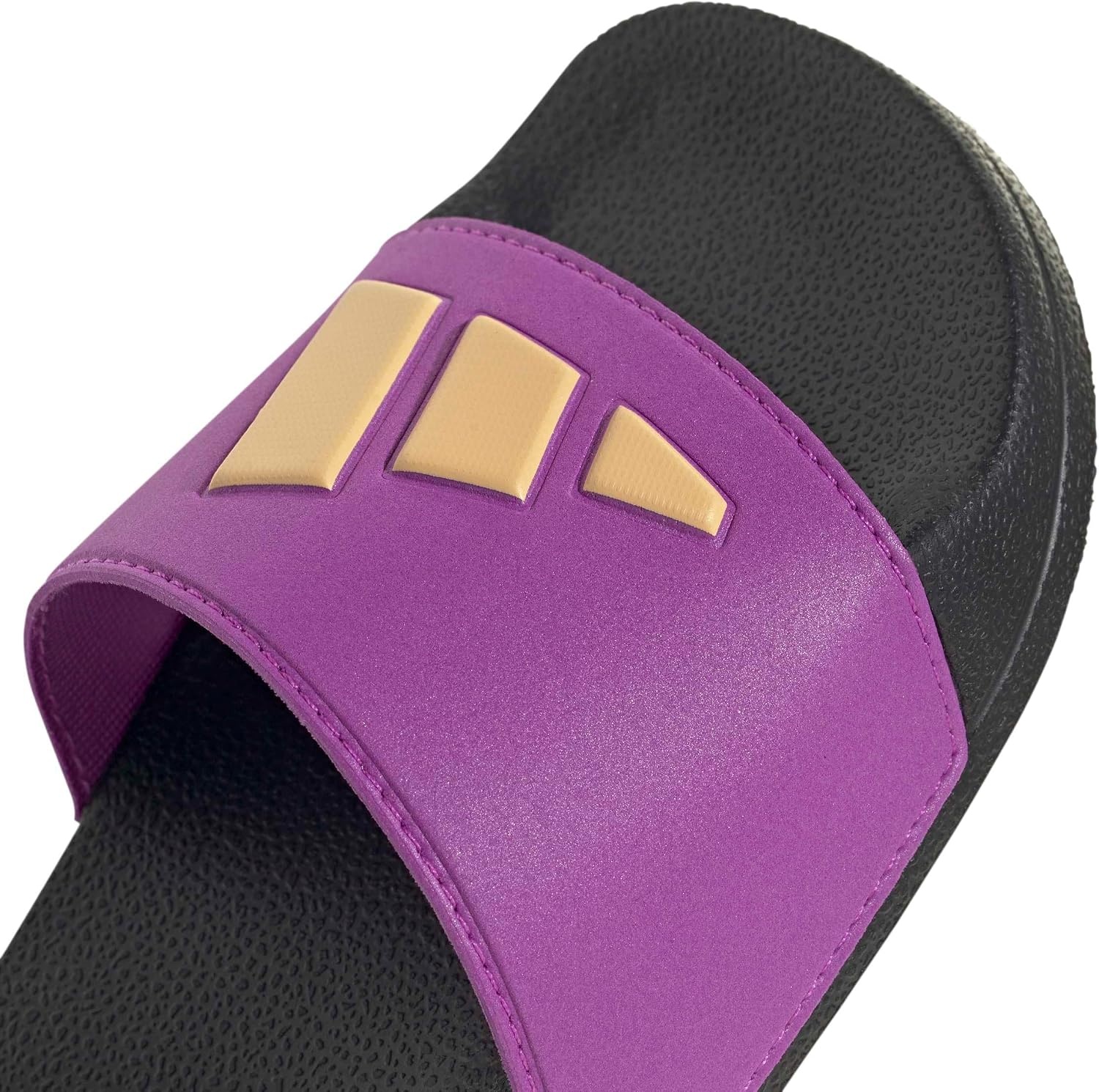image:imageadidas Kids Adilette Shower Logo KBlackPurple Burst