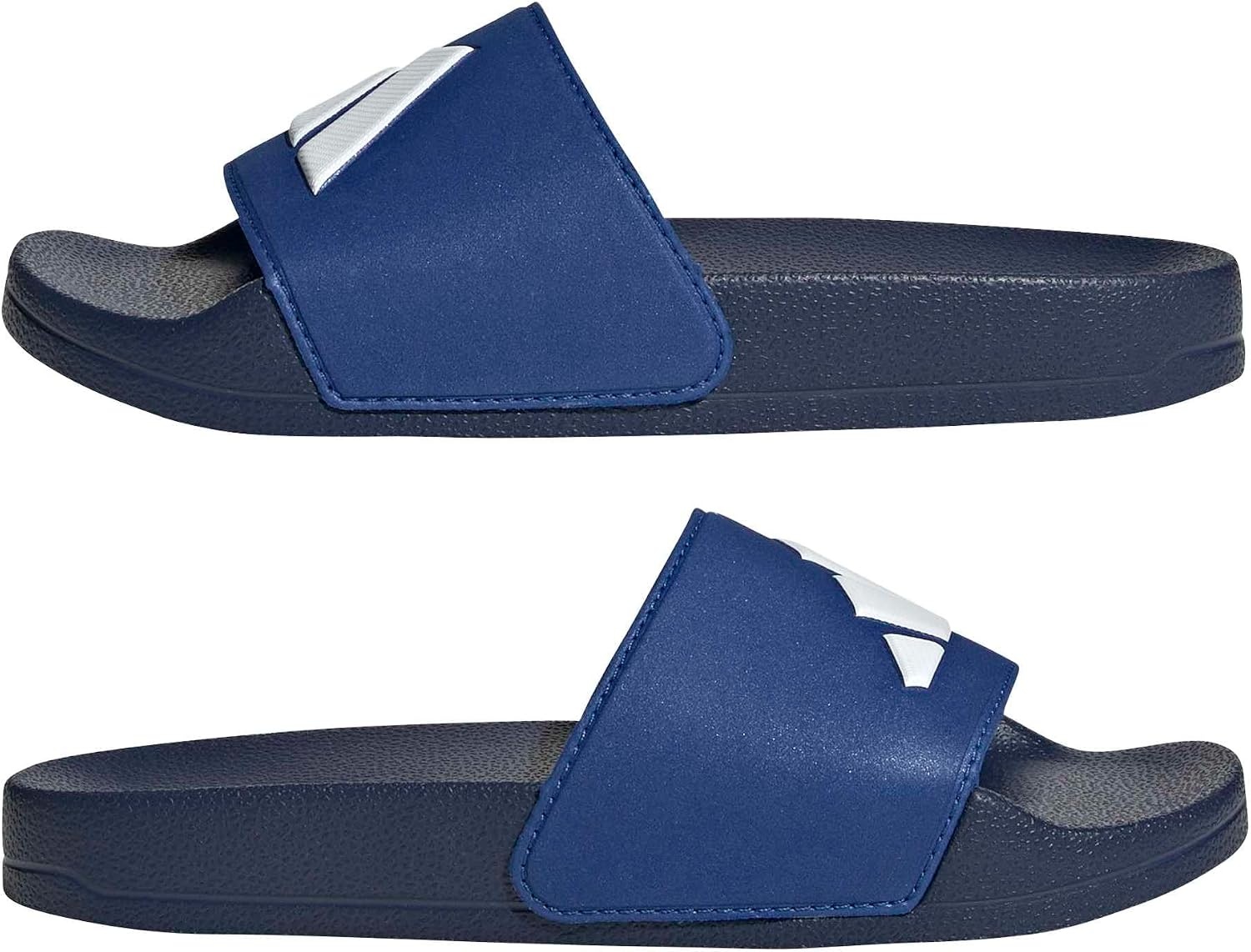 image:imageadidas Kids Adilette Shower Logo KDark BlueWhiteTeam Royal Blue