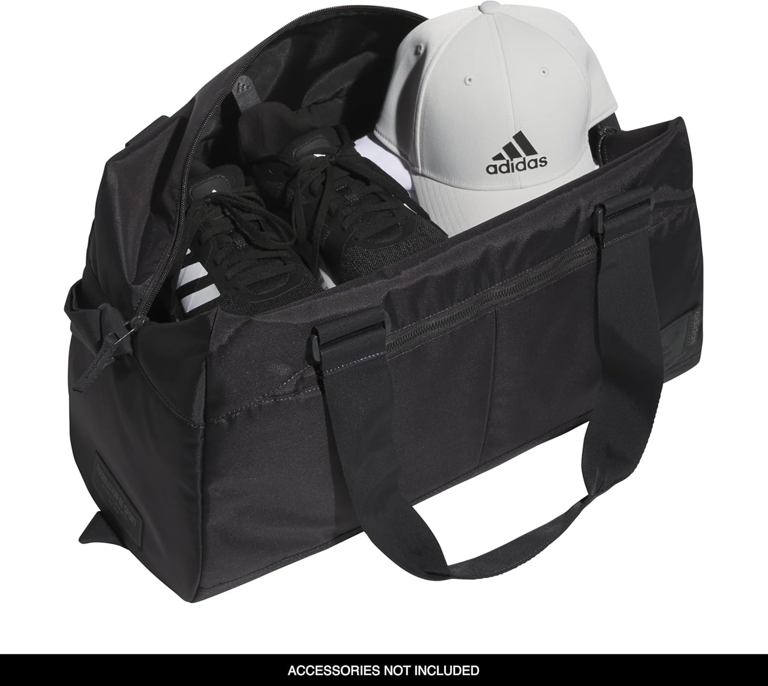 image:imageadidas Lounge Premium Sport Duffel Bag for Travel and Gym Alumina Beige One SizeCarbon Grey