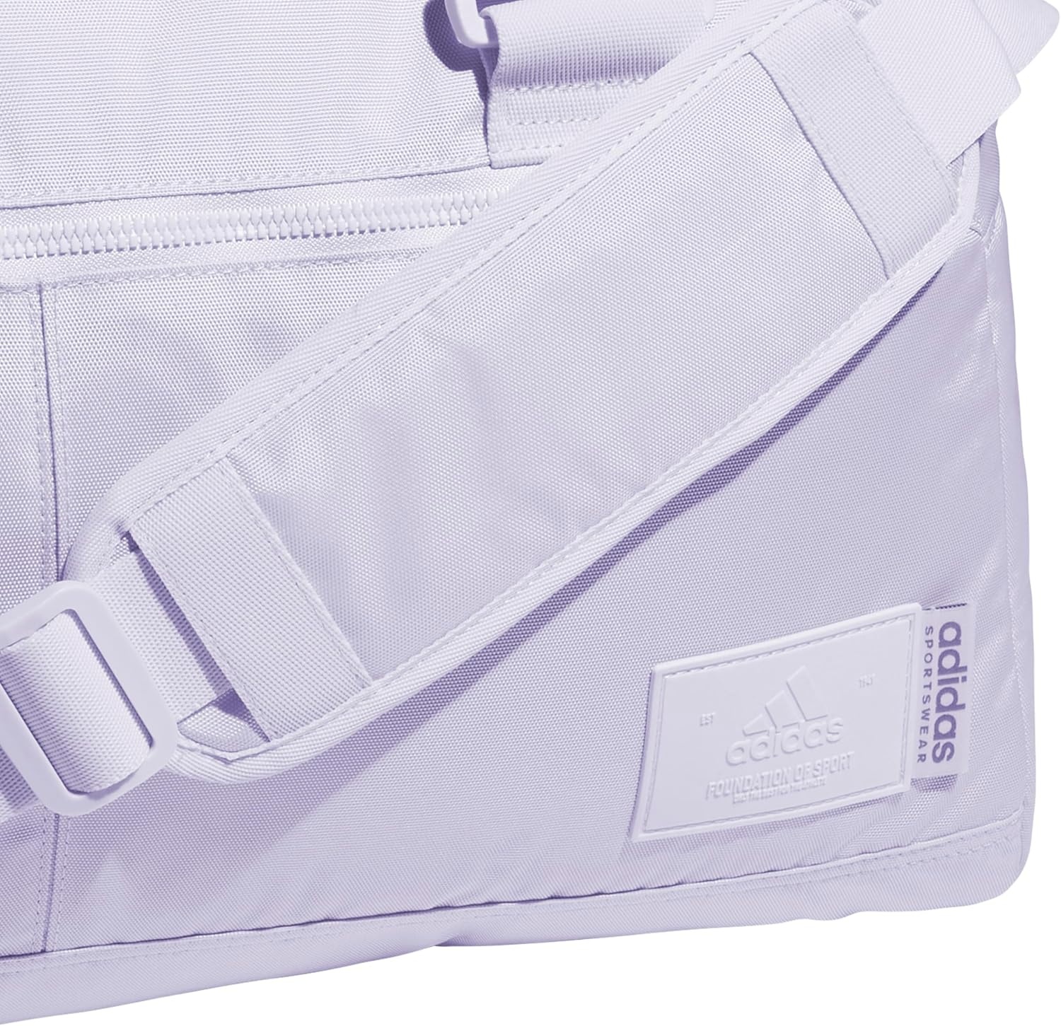 image:imageadidas Lounge Premium Sport Duffel Bag for Travel and Gym Alumina Beige One SizeFrozen Purple
